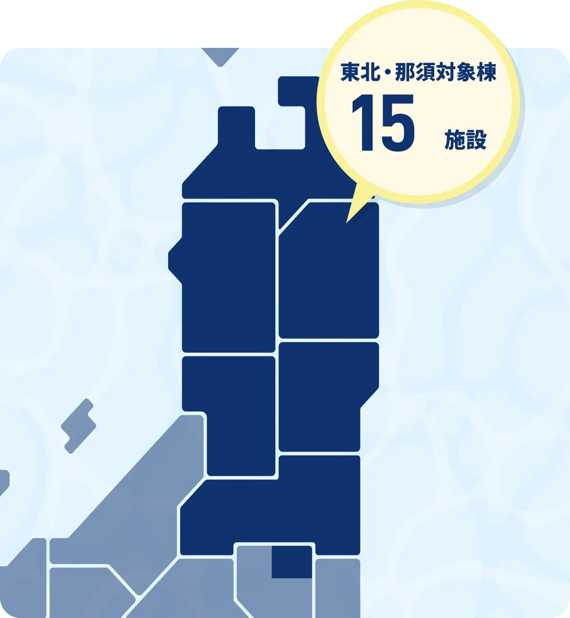 東北・那須対象棟15施設