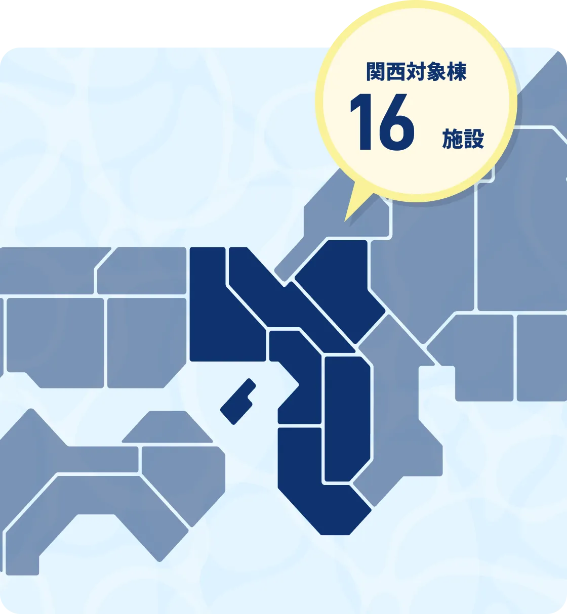 関西対象棟16施設