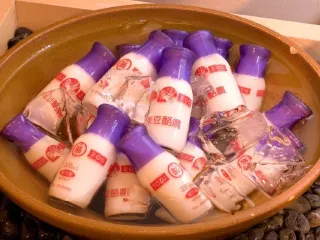 【無料サービス】風呂上りには冷たい牛乳をご用意。