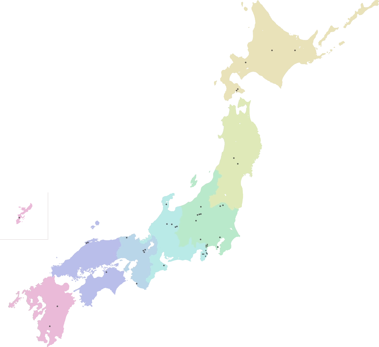 画像：日本列島