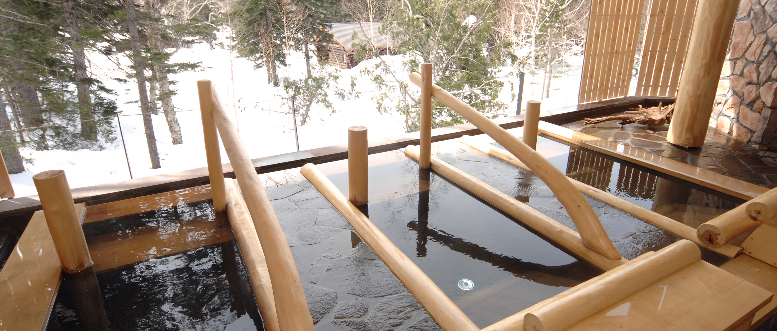 露天の寝湯