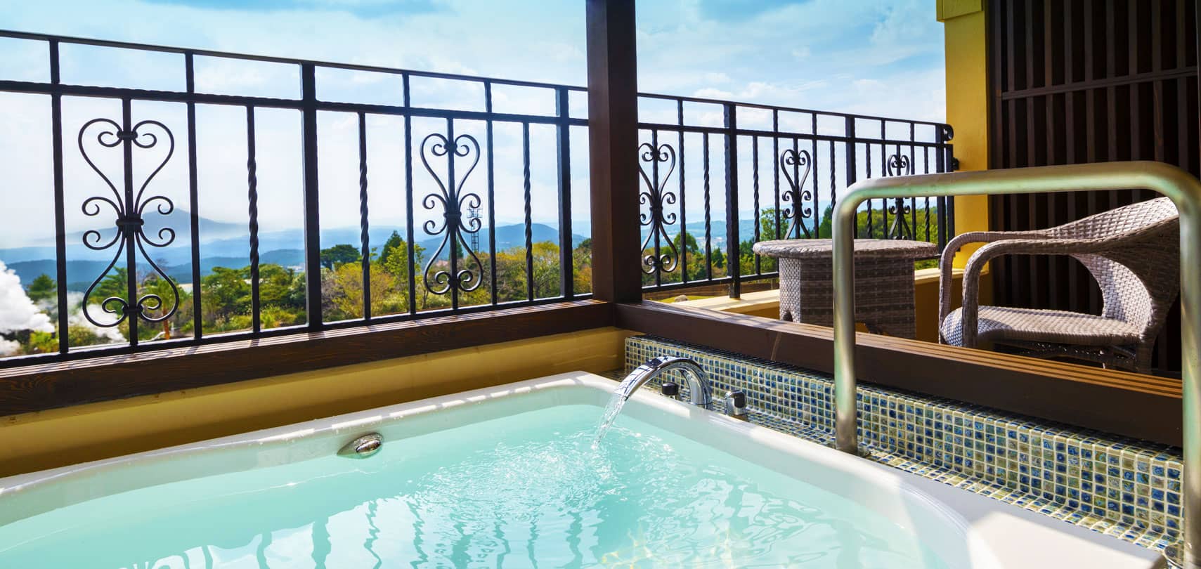 天然温泉露天風呂付き客室・ビューバス・至福のとき