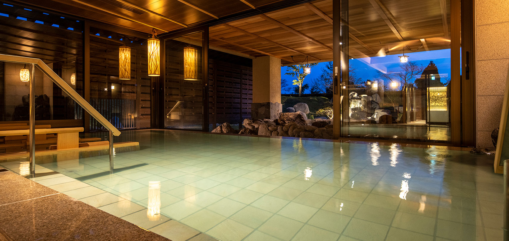 霧島温泉を愉しめる内湯-大浴場