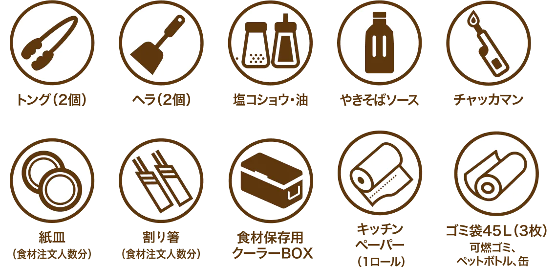 器材リスト