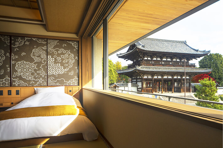 御室 花伝抄の仁和寺が見える客室