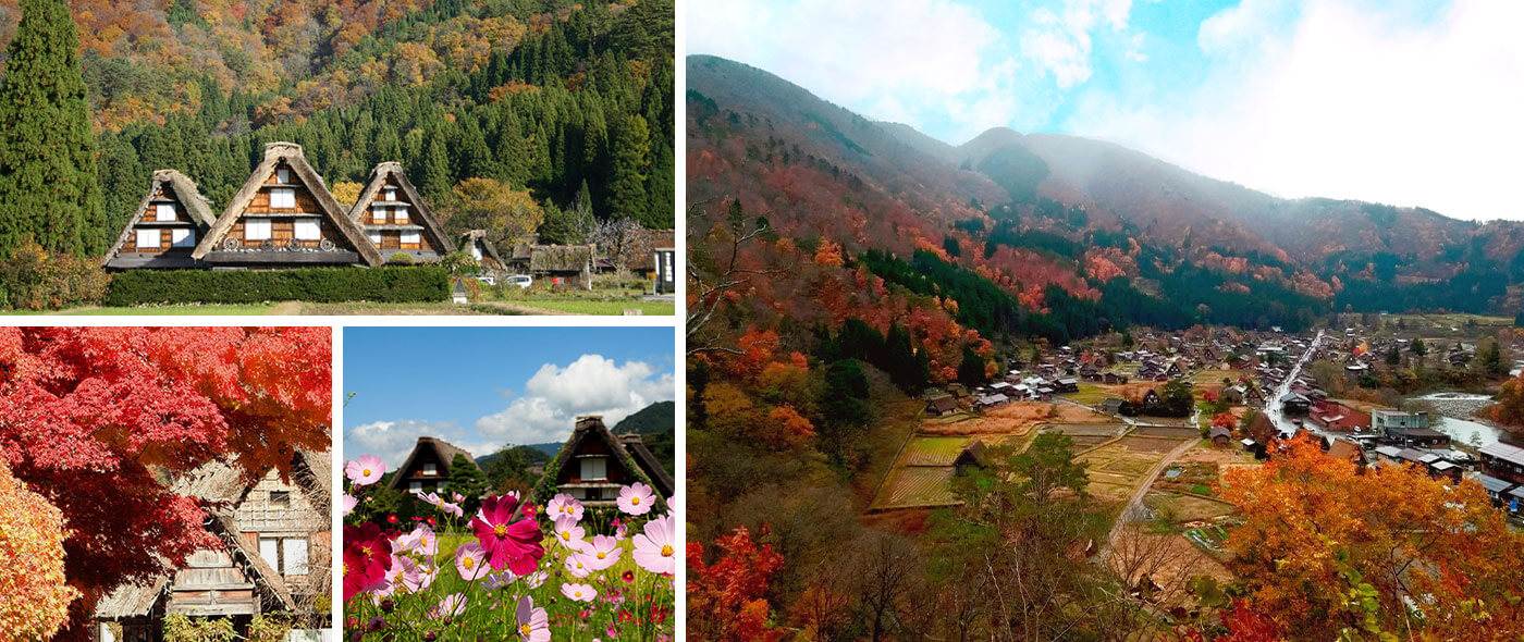 画像：白川郷風景