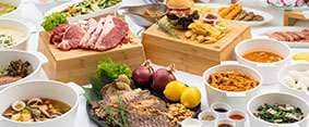 朝食ビュッフェ
