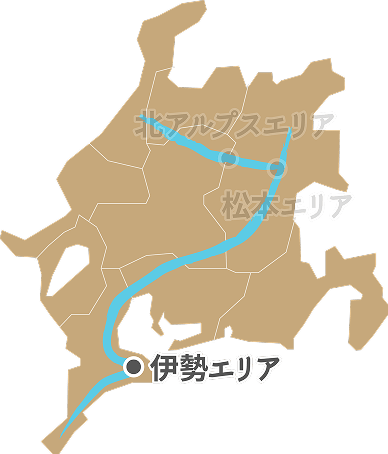 伊勢エリアの地図