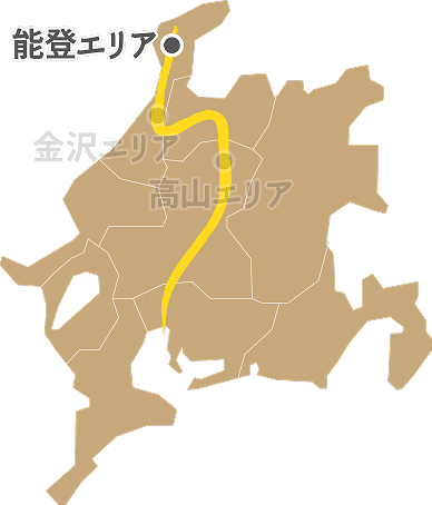 能登エリアの地図