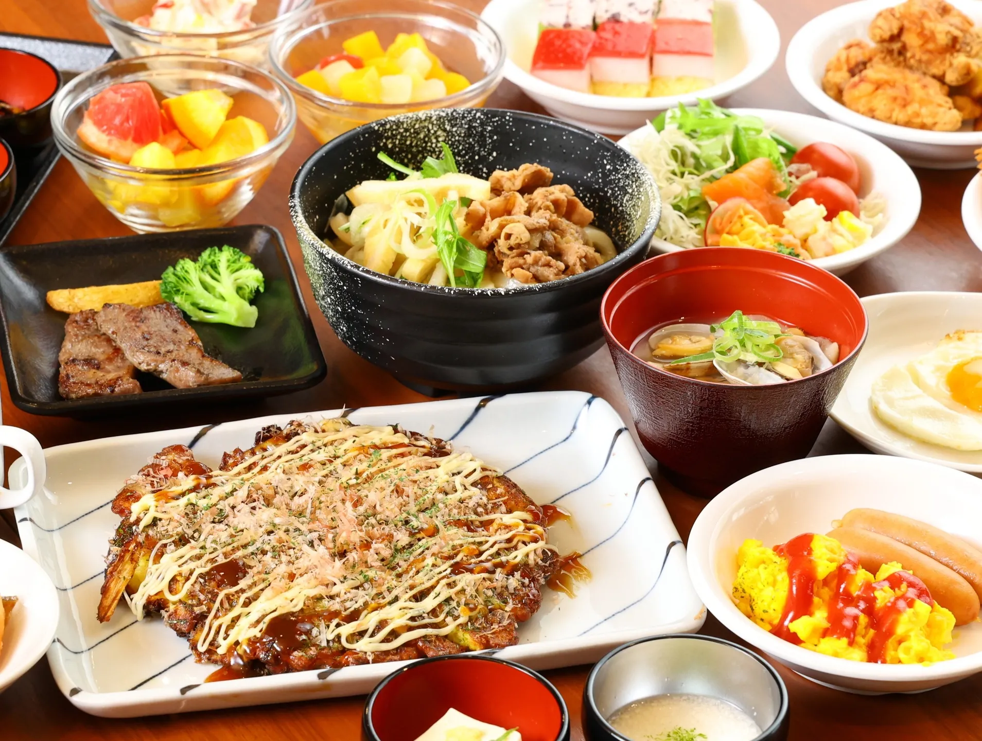 大阪ご当地逸品料理が楽しめる和洋の朝食バイキング